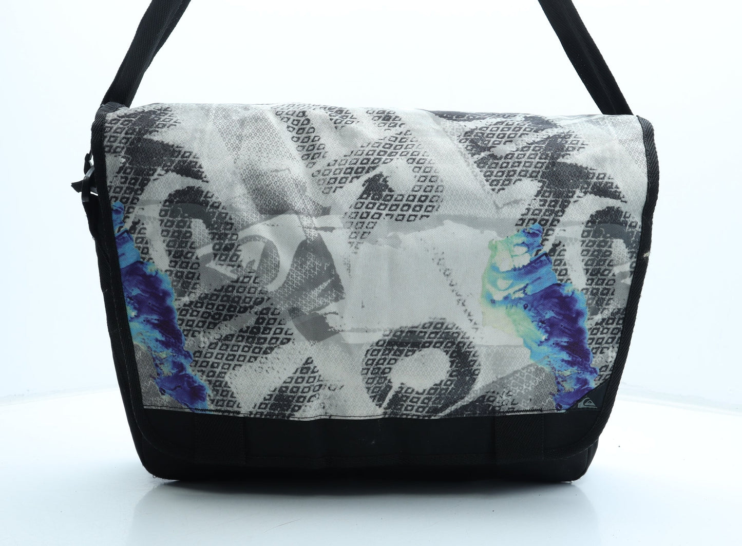 Preworn Boys Multicoloured Geometric Polyester Crossbody Size Large Hook & Loop