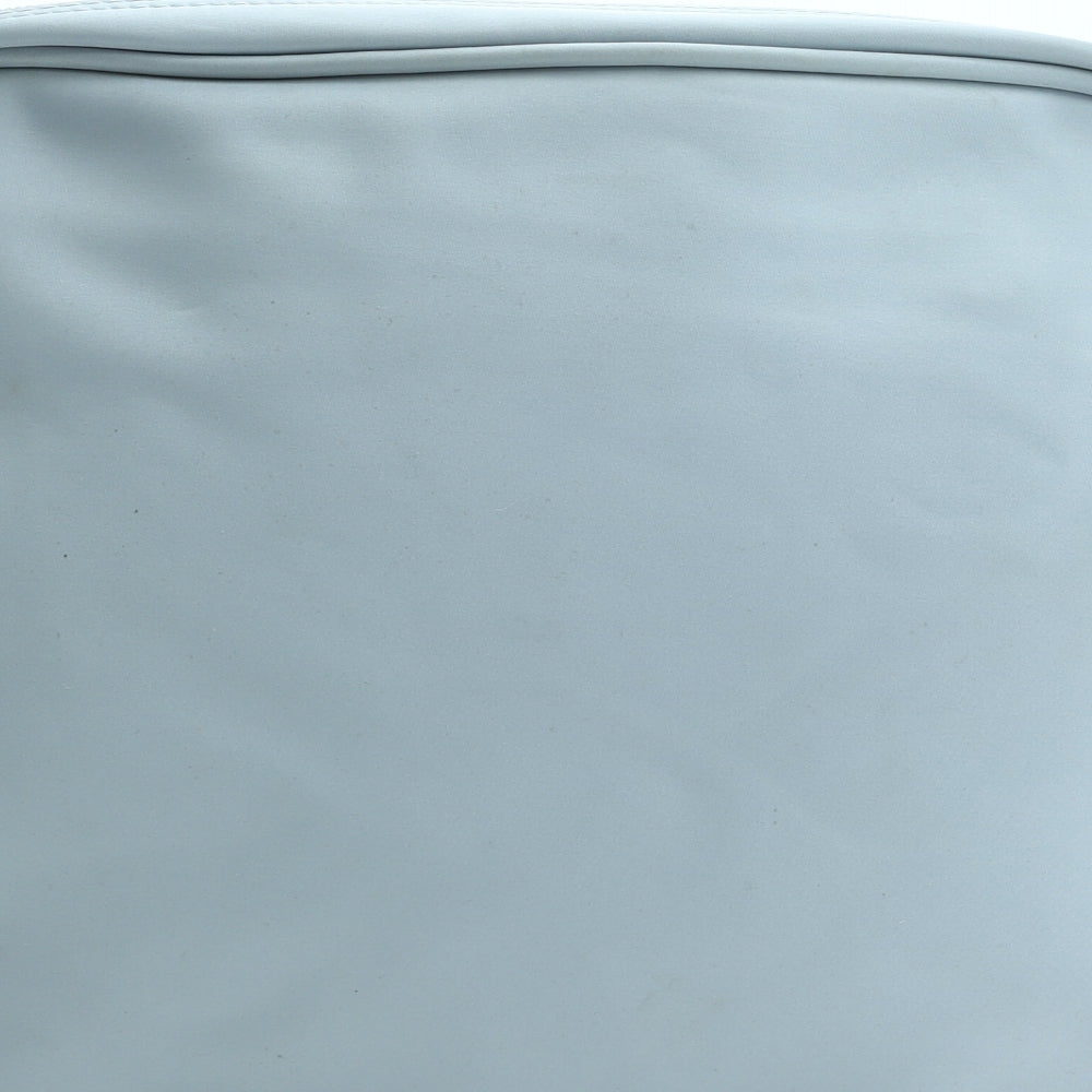 Preworn Girls Blue Polyurethane Crossbody Size Medium Zip