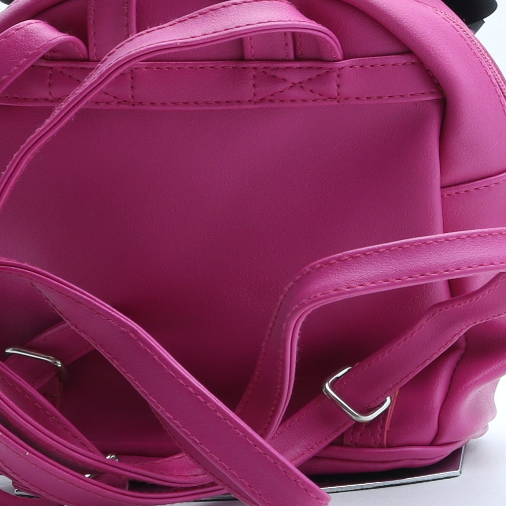 Primark Girls Pink Polyurethane Backpack Size Small Zip - Jojo Siwa