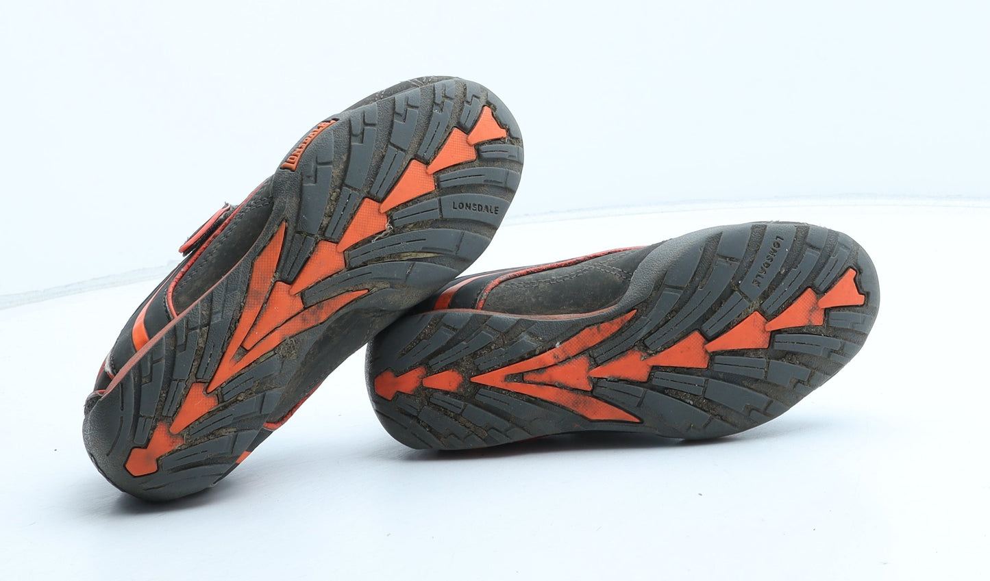 Lonsdale Boys Black Synthetic Trainer UK 13