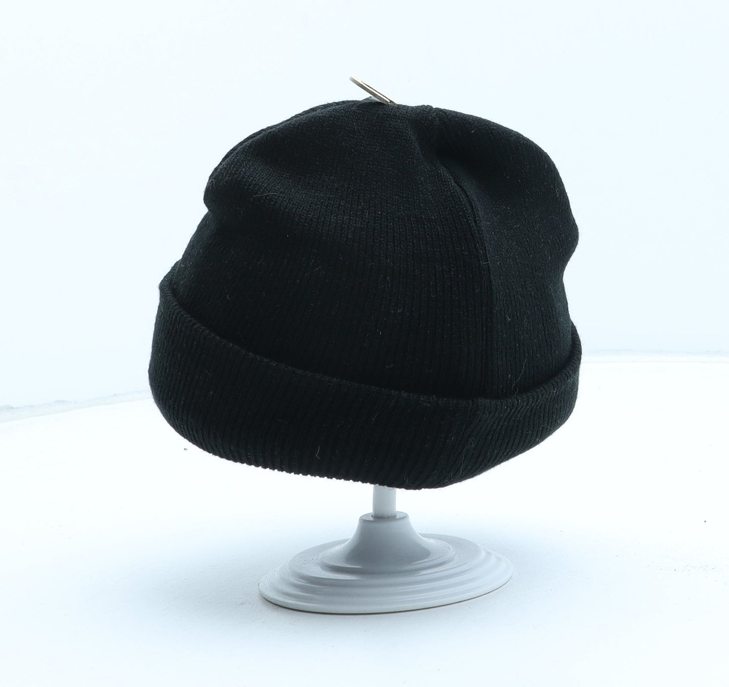PEP&CO Girls Black Acrylic Beanie One Size