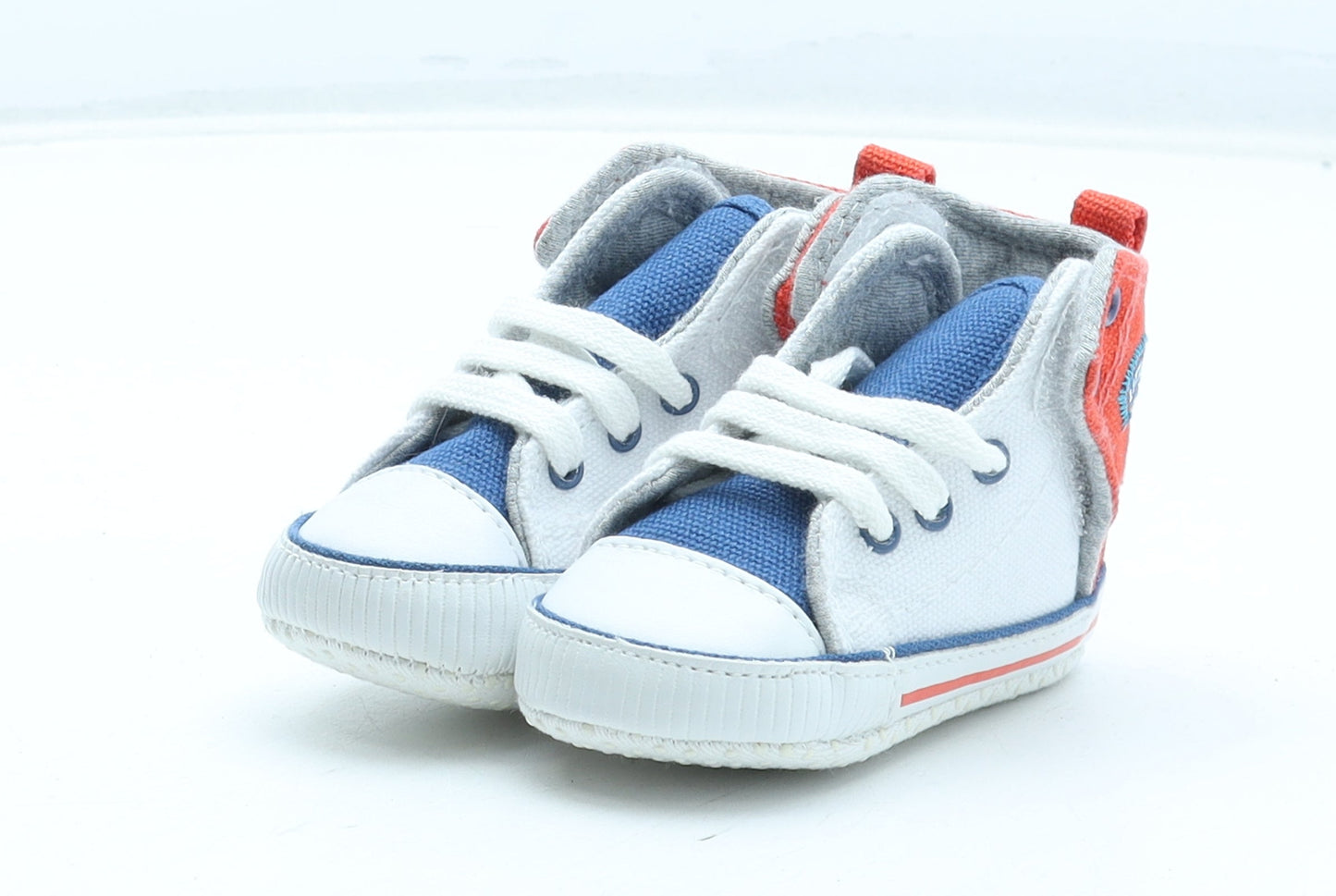 F&F Boys Multicoloured Polyester Sneaker Trainer UK 0-6 Months