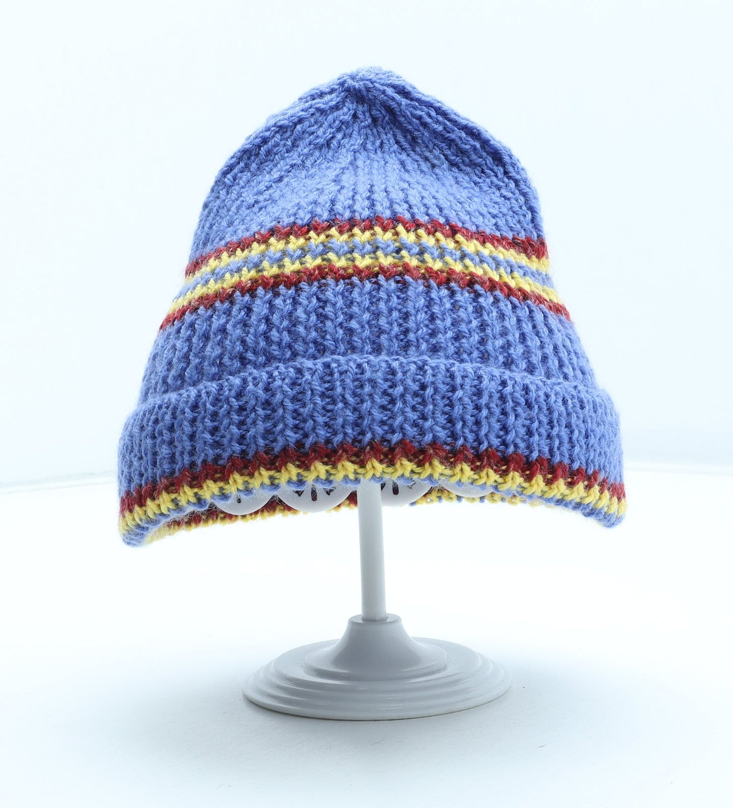 Preworn Boys Multicoloured Colourblock Acrylic Beanie One Size