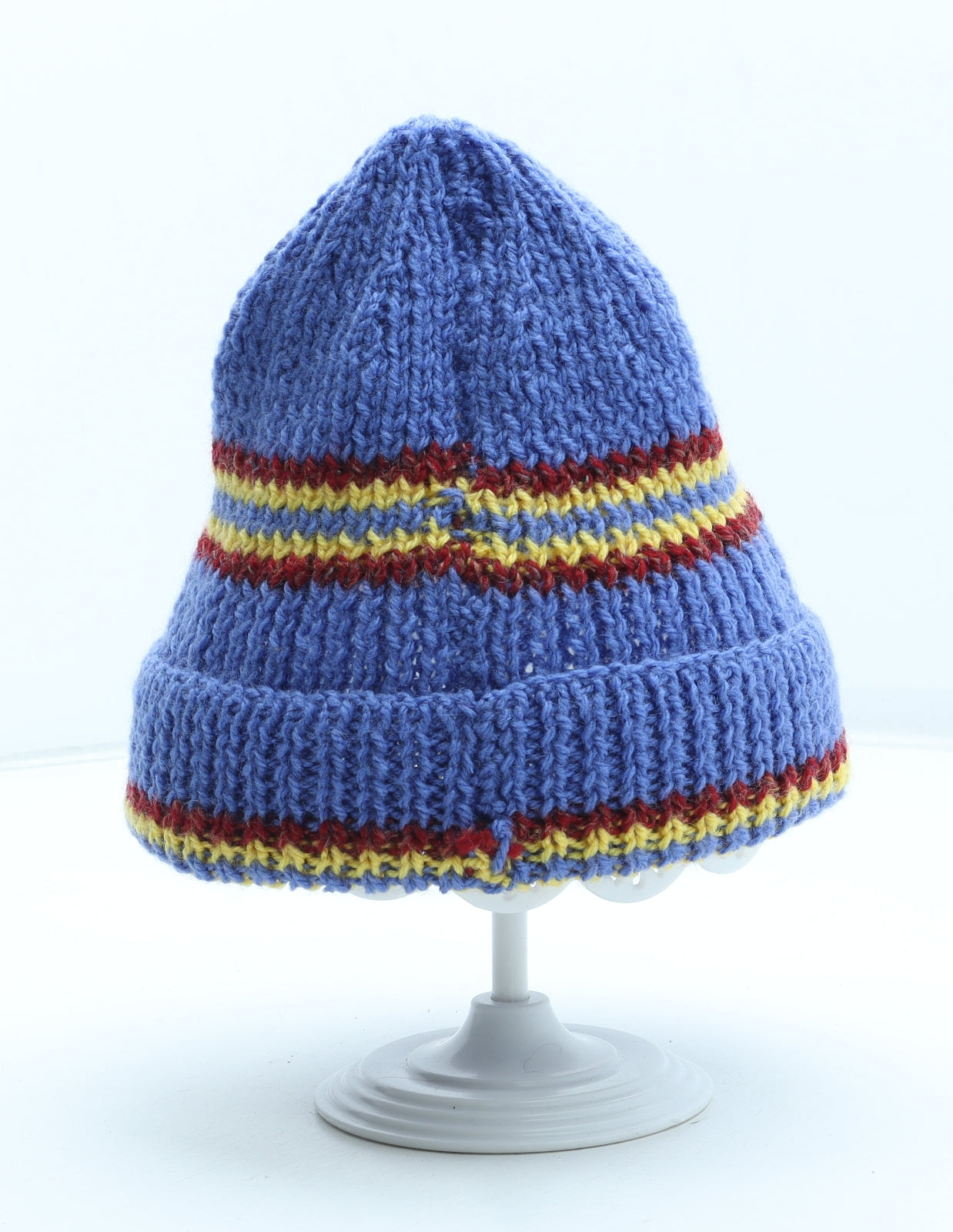 Preworn Boys Multicoloured Colourblock Acrylic Beanie One Size