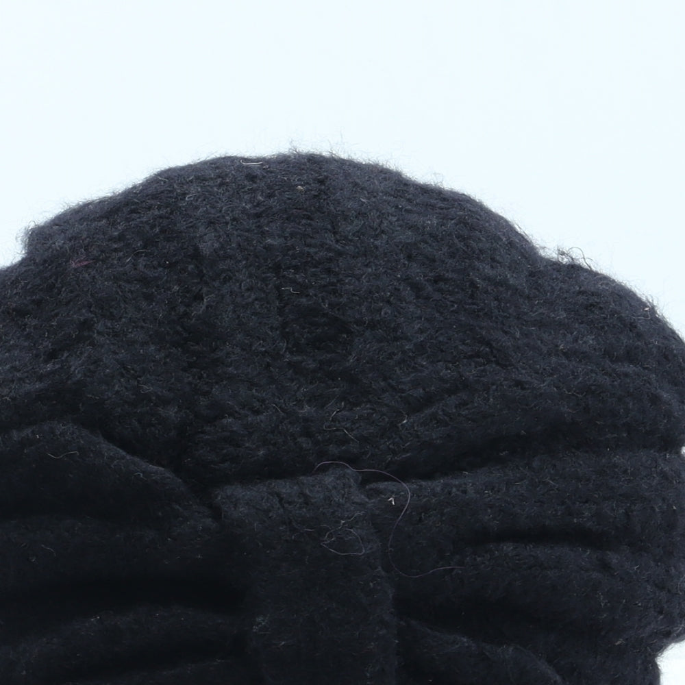 Primark Womens Black Acrylic Beanie One Size