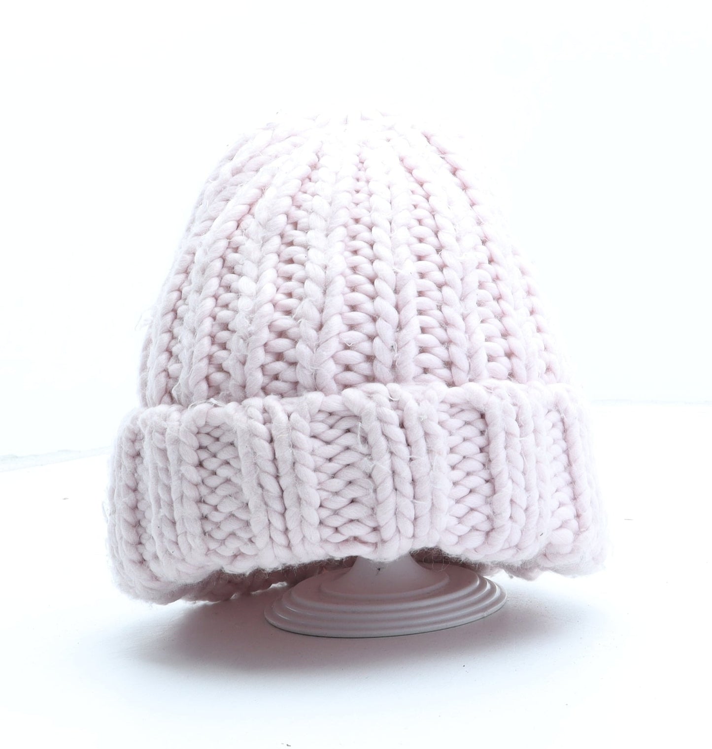 Primark Womens Pink Acrylic Winter Hat One Size