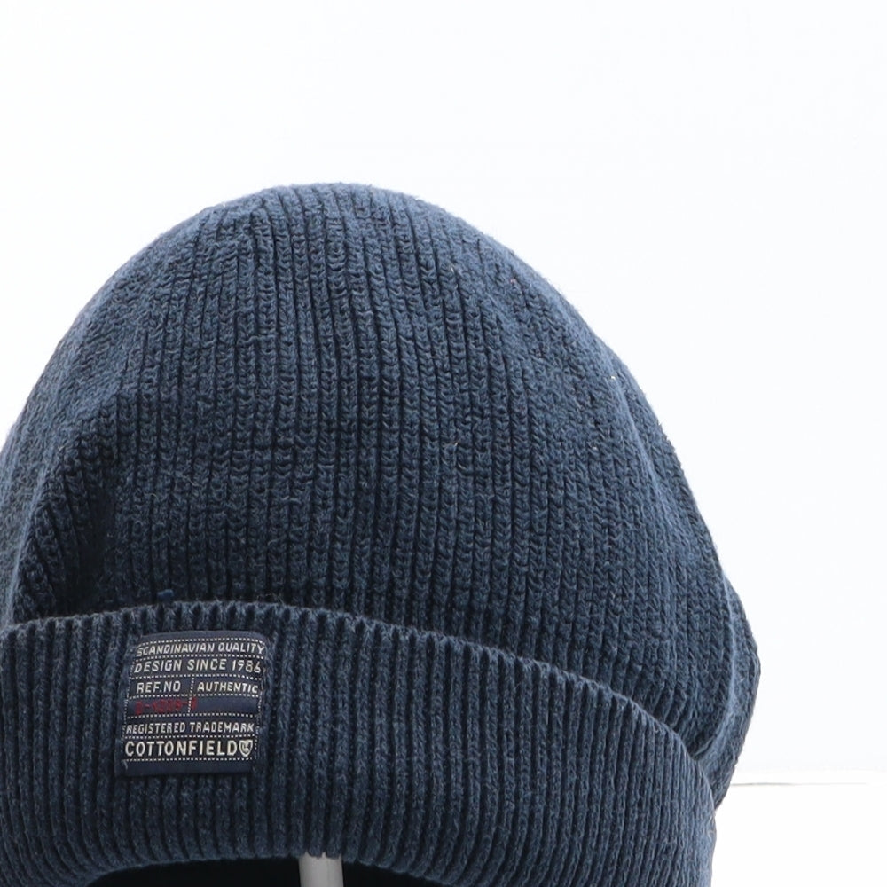 Preworn Boys Blue Acrylic Beanie One Size