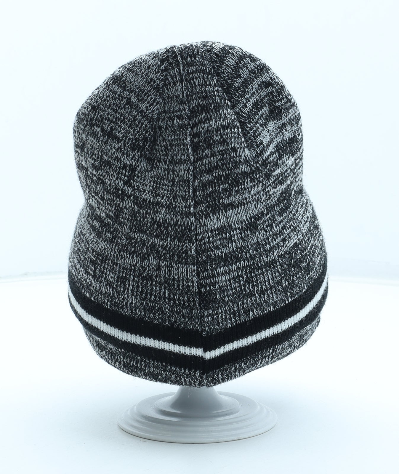 Preworn Boys Grey Acrylic Beanie One Size