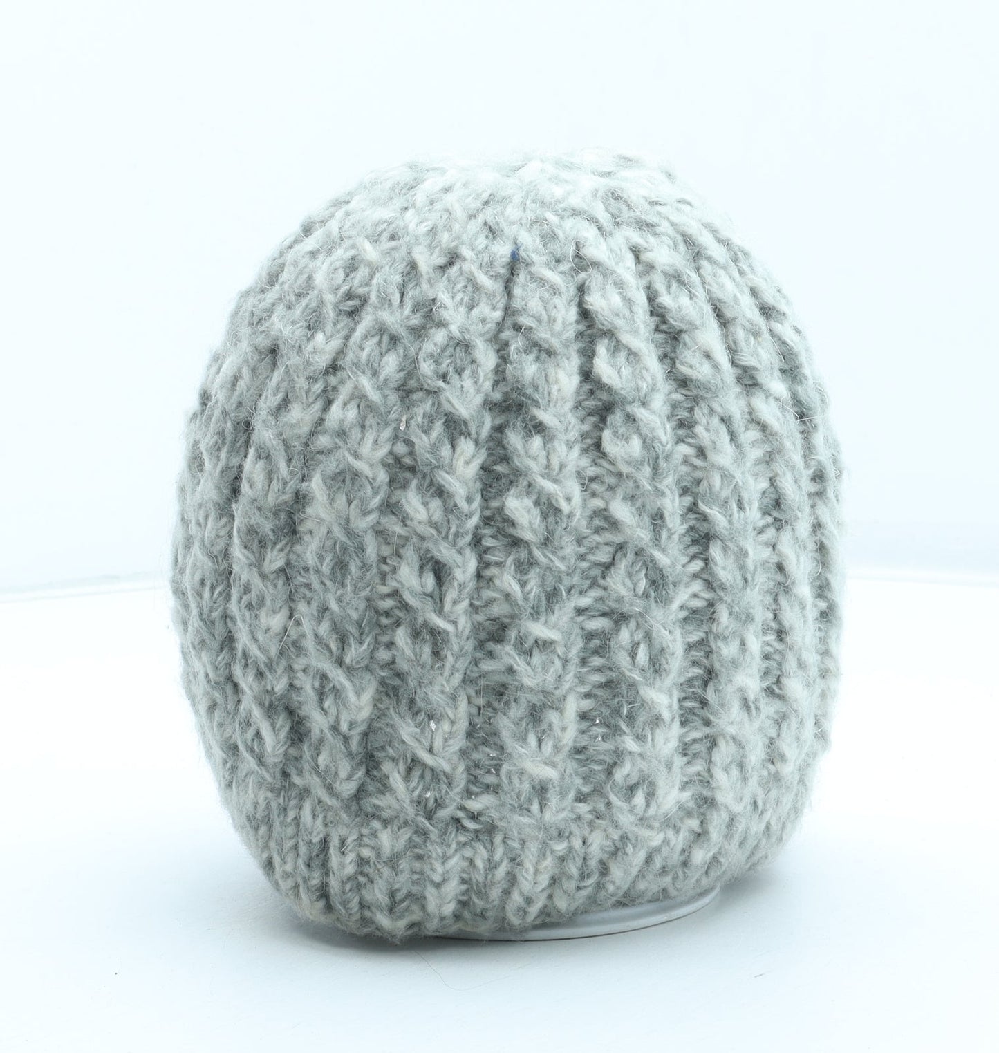 Preworn Womens Beige Acrylic Winter Hat One Size