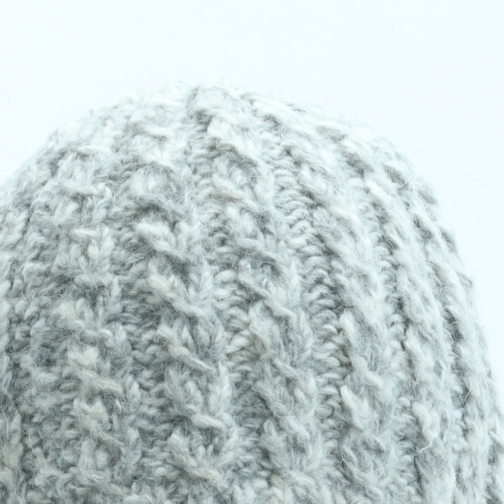 Preworn Womens Beige Acrylic Winter Hat One Size