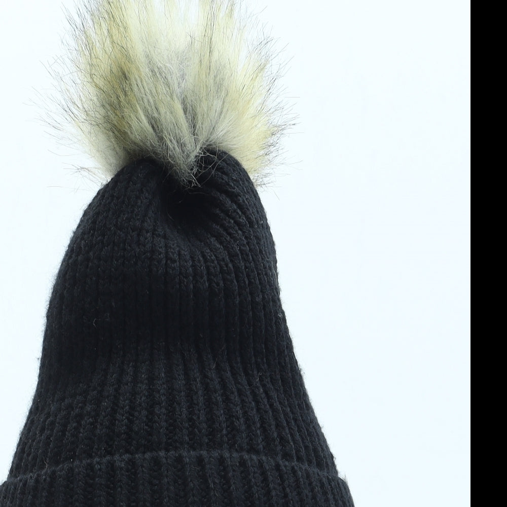 Primark Womens Black Acrylic Winter Hat One Size