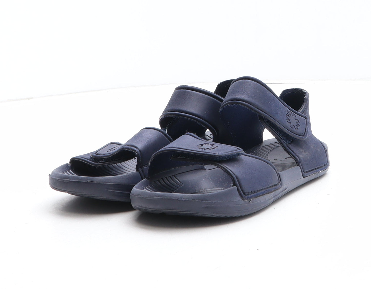 Preworn Boys Blue Synthetic Fisherman Sandal UK 12
