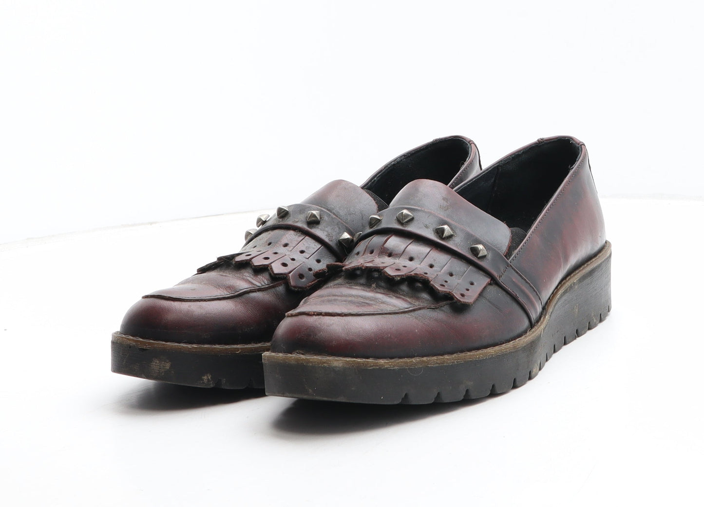 Preworn Womens Brown Rubber Slip On Casual UK