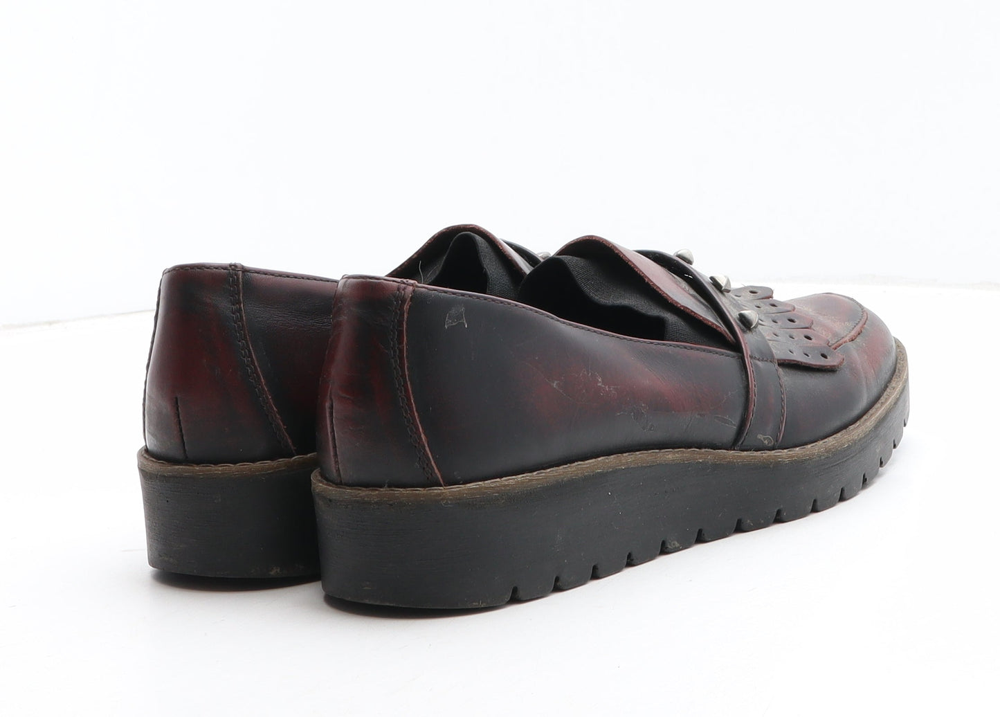 Preworn Womens Brown Rubber Slip On Casual UK