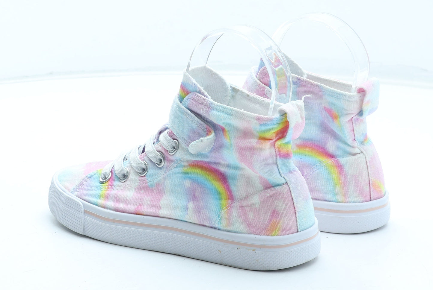 H&M Girls Multicoloured Tie Dye Polyester Trainer UK 13.5 32