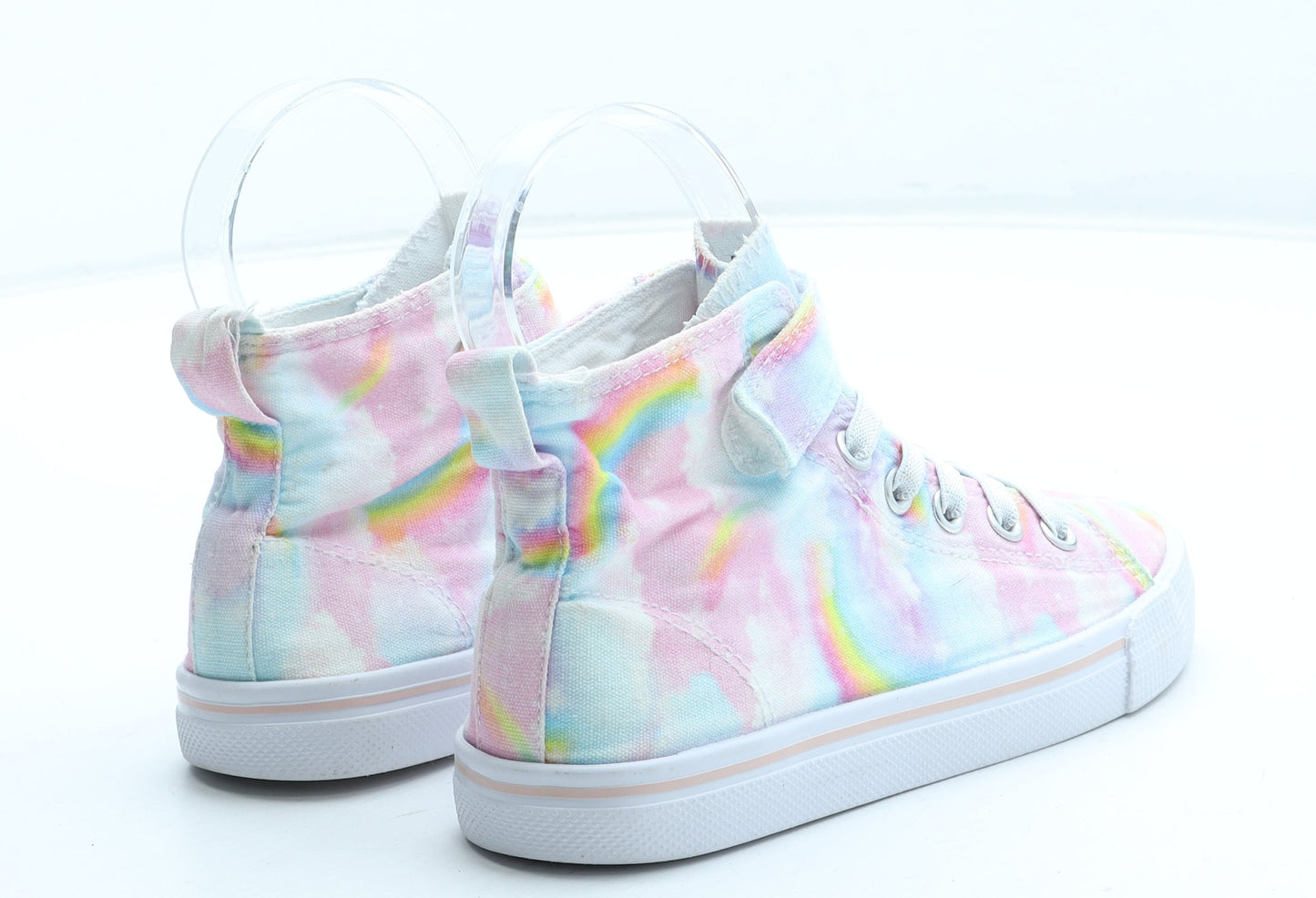 H&M Girls Multicoloured Tie Dye Polyester Trainer UK 13.5 32