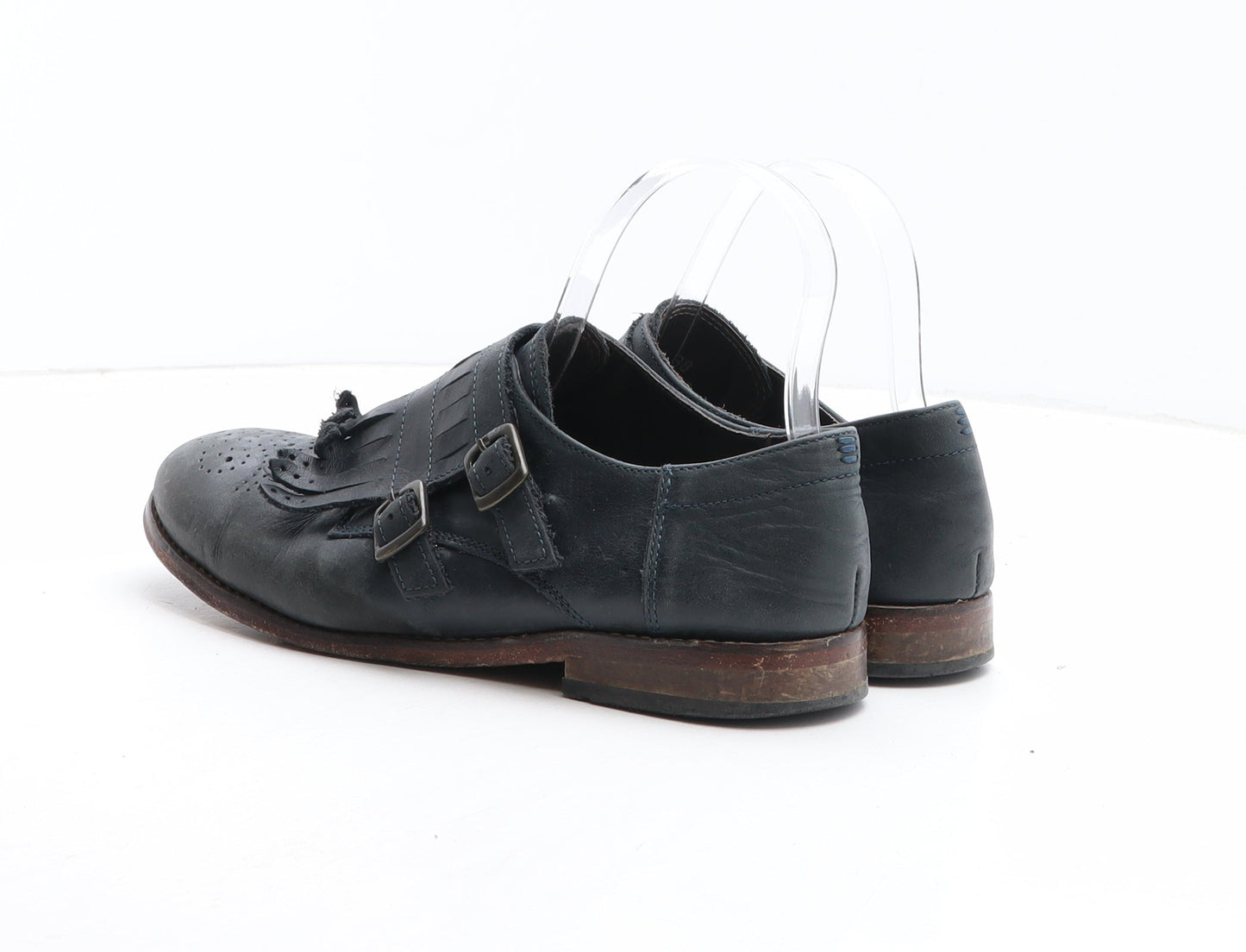 Preworn Womens Blue Synthetic Oxford Casual UK