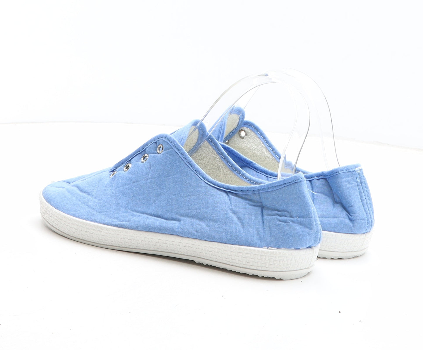 Preworn Womens Blue Fabric Trainer Casual UK