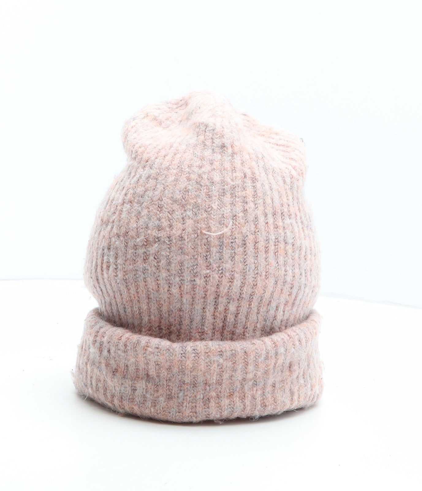 Preworn Womens Pink Acrylic Beanie One Size