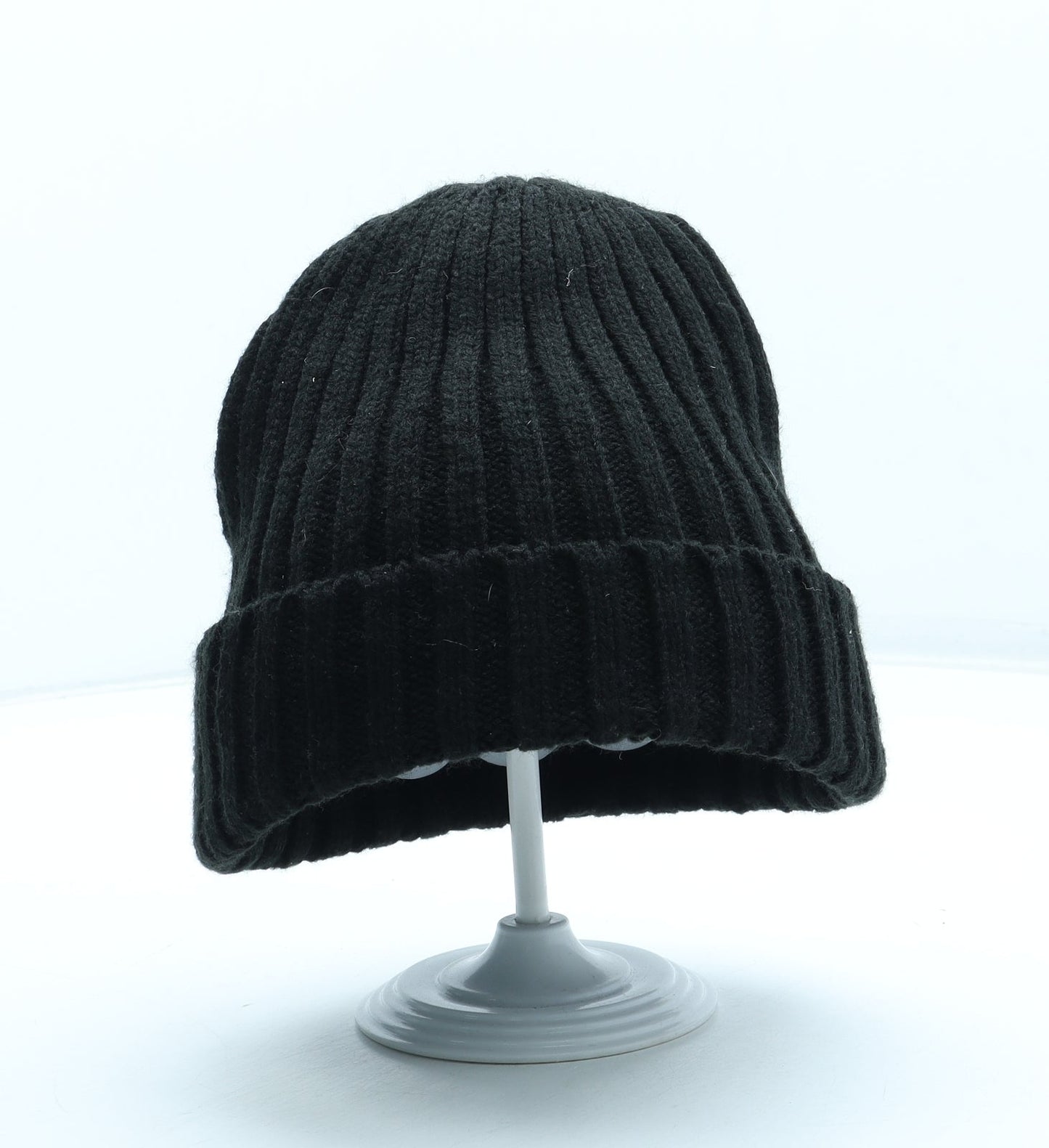 Atmosphere Womens Black Acrylic Beanie One Size