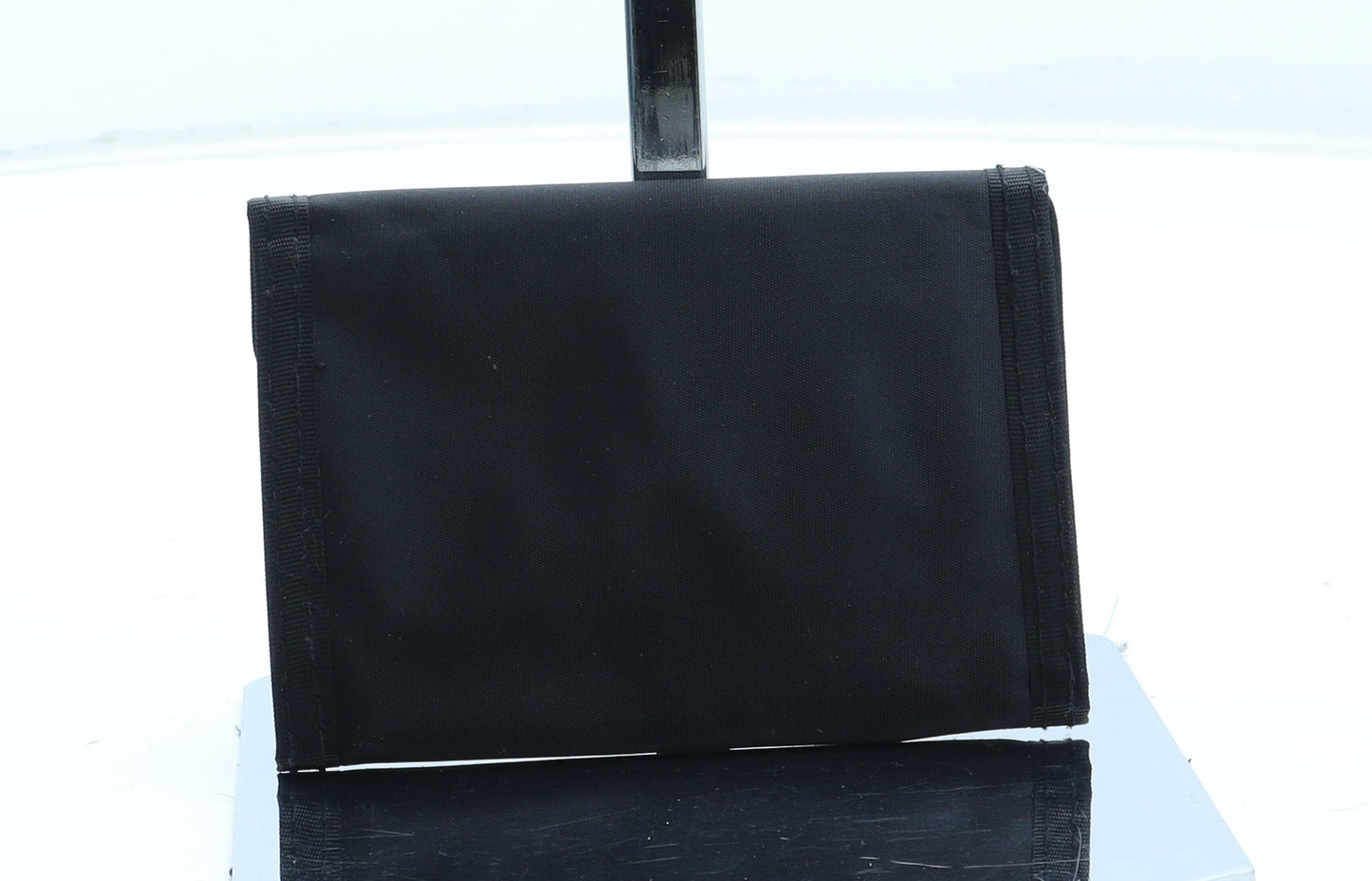 Preworn Mens Black Polyester Wallet