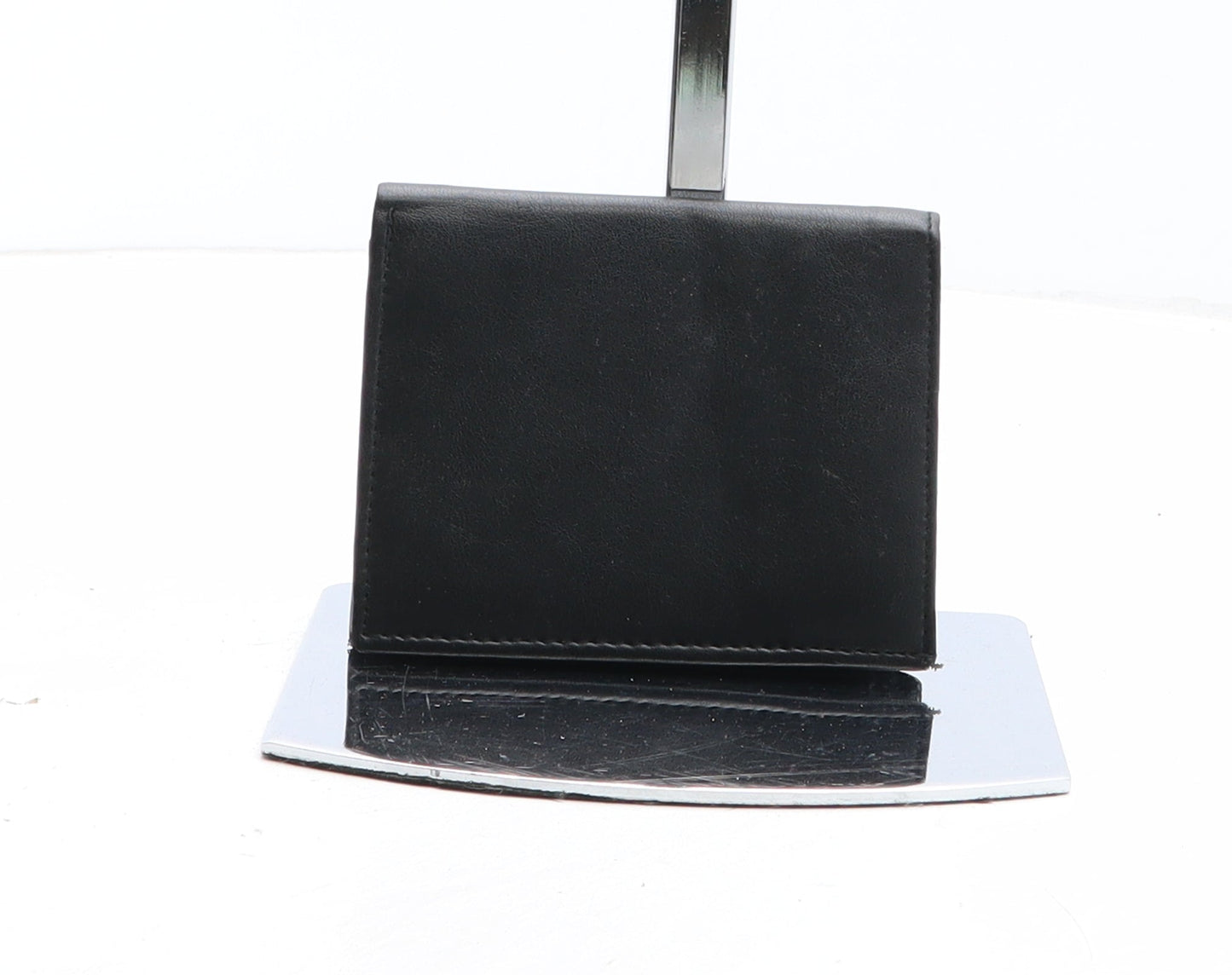 Preworn Mens Black Leather Wallet