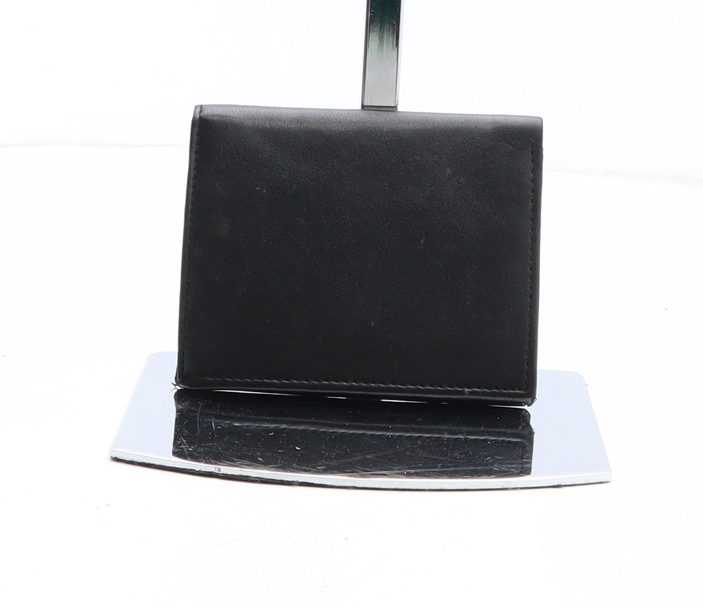 Preworn Mens Black Leather Wallet