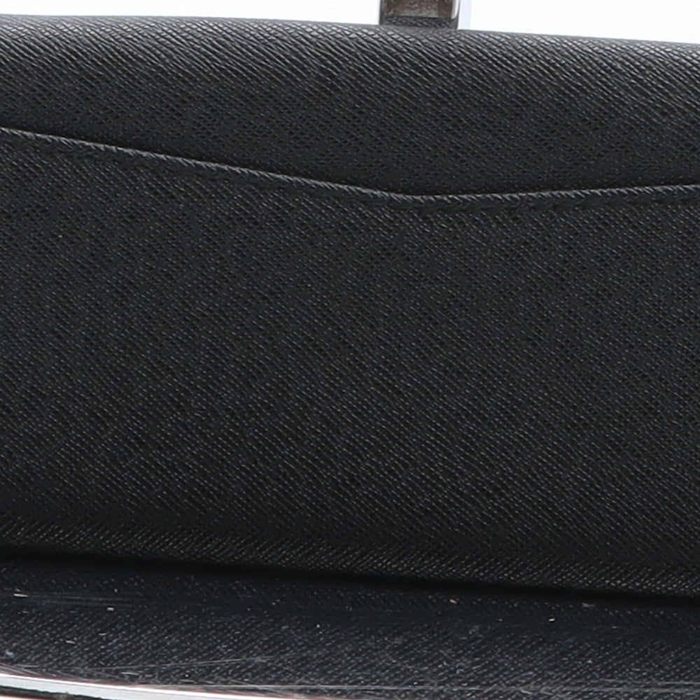 Atmosphere Womens Black Polyurethane Bow Tie Wallet Size M