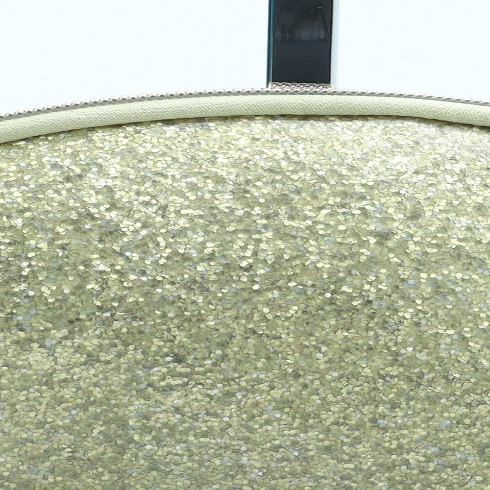 Preworn Womens Gold Polyurethane Clutch Size Small