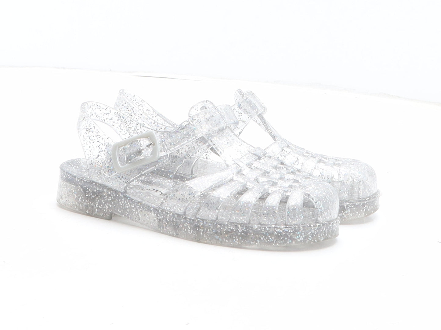 George Girls Clear Synthetic Fisherman Sandal UK 9
