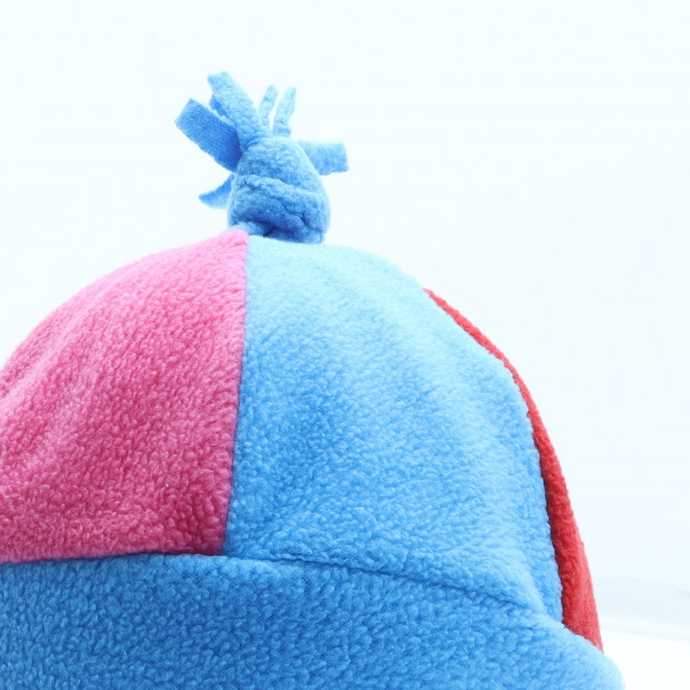 Preworn Womens Multicoloured Colourblock Polyester Beanie One Size