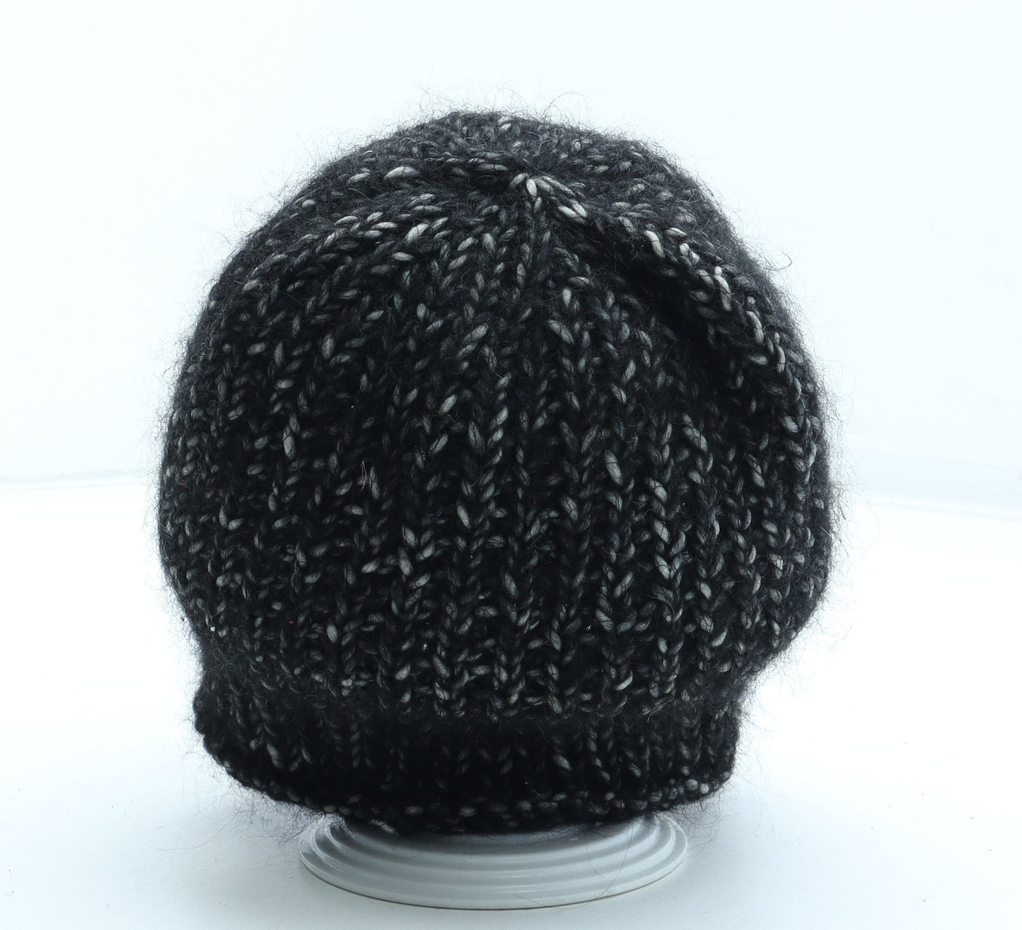 Preworn Womens Grey Acrylic Beanie One Size