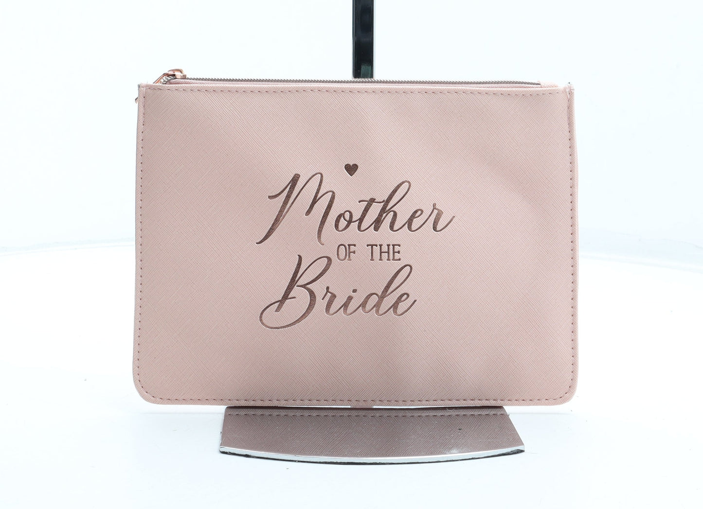 Preworn Womens Pink Polyurethane Clutch Size Small - Mother of the Bride
