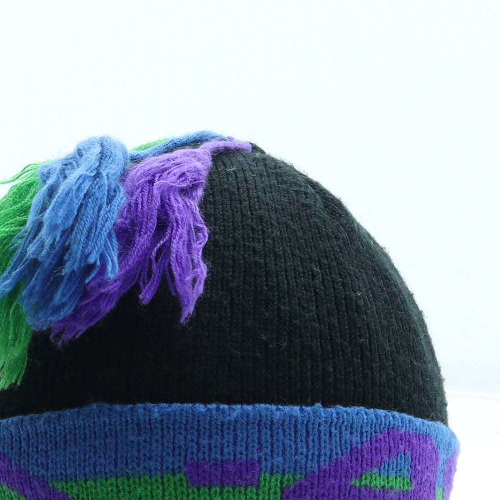 Preworn Mens Multicoloured Acrylic Beanie One Size