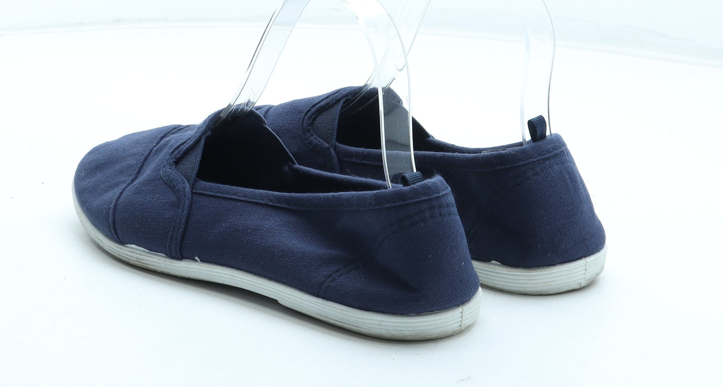 Atmosphere Womens Blue Polyester Slip On Casual UK
