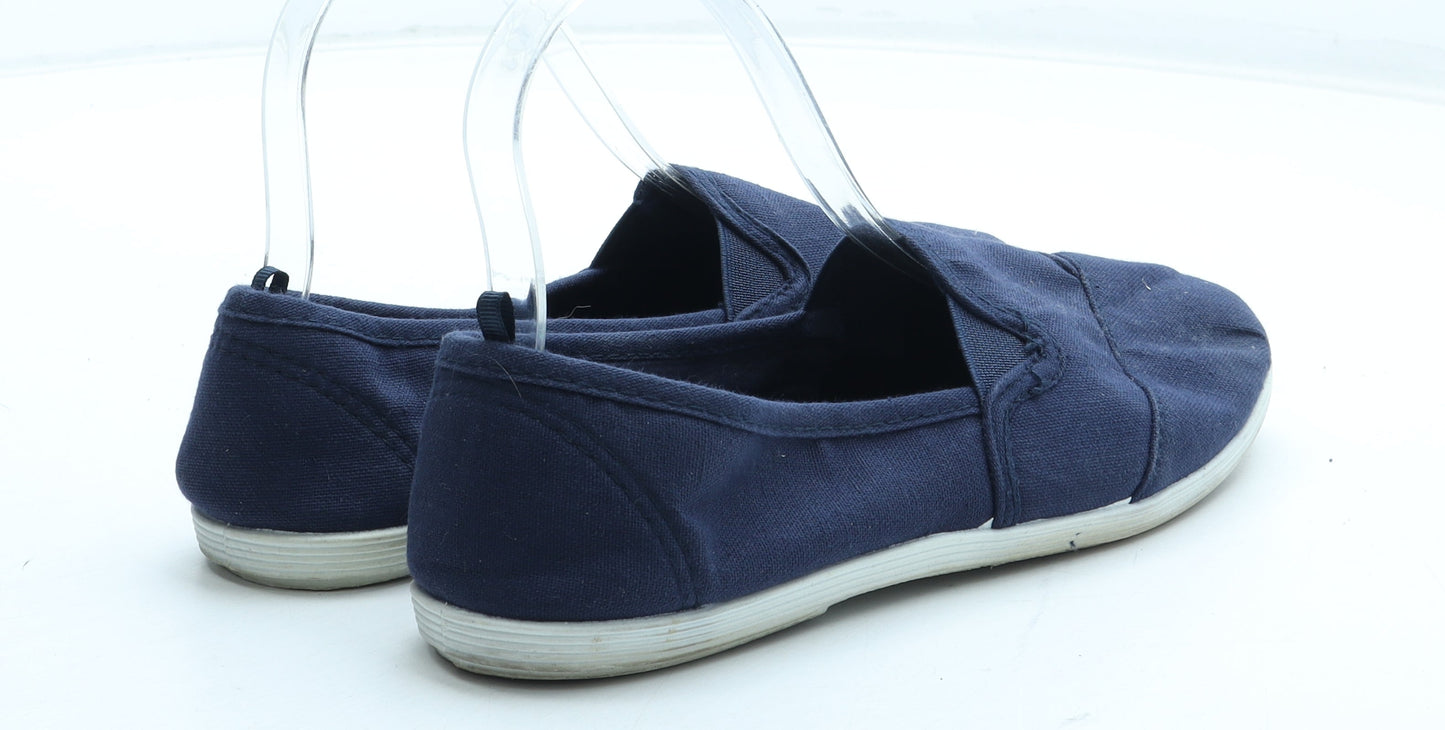 Atmosphere Womens Blue Polyester Slip On Casual UK