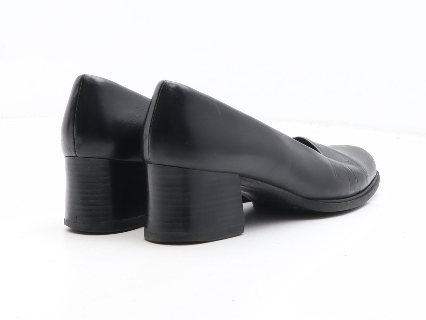 Preworn Womens Black Synthetic Court Heel UK