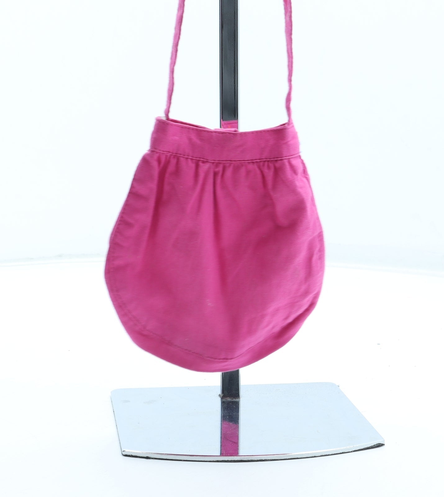 Preworn Girls Pink Polyester Crossbody Size Small Button