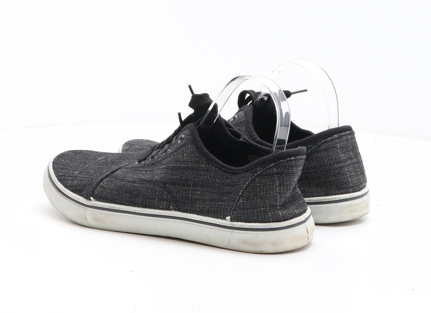 PEP&CO Womens Grey Fabric Trainer Casual UK