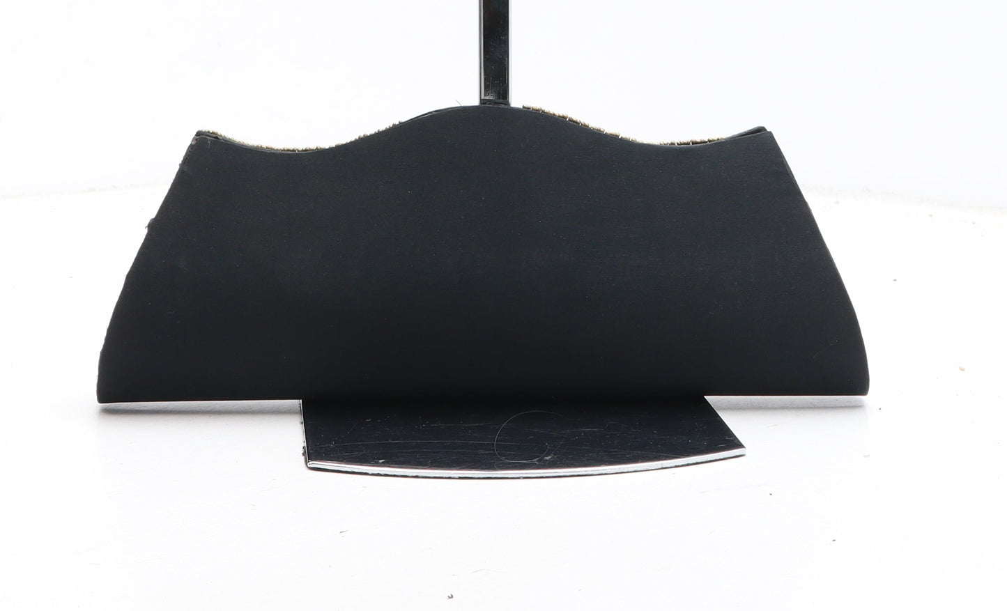 Preworn Womens Black Polyester Clutch Size Medium