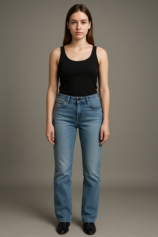 Amisu Clothing Bundle - 5 Pack Preloved Womens Jeans