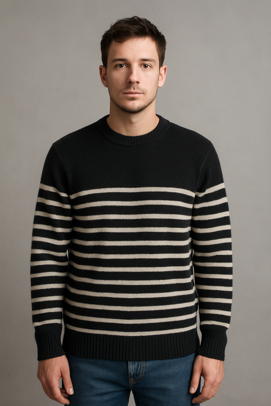 Atlantic Bay Clothing Bundle - 5 Pack Preloved Mens Jumpers & Cardigans