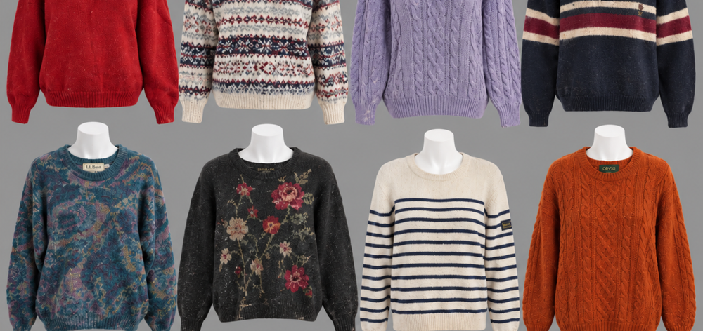 Wholesale Box 20 Vintage Jumpers Resellers
