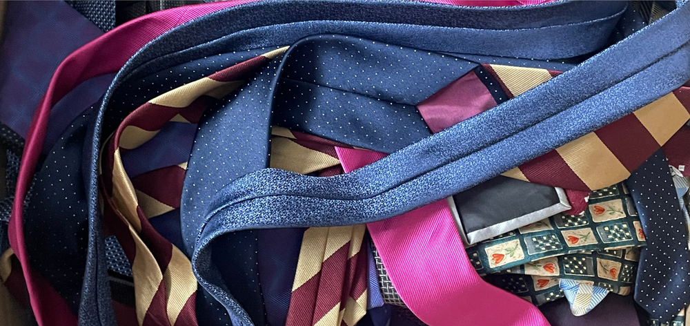 Preloved Mens Ties for Resale or Craft - 200 Piece, 40p/Tie