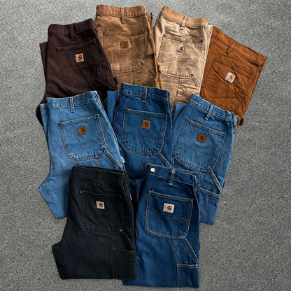 Preloved Carhartt Trousers/Jeans Grade A/B for Resale - 5 Piece