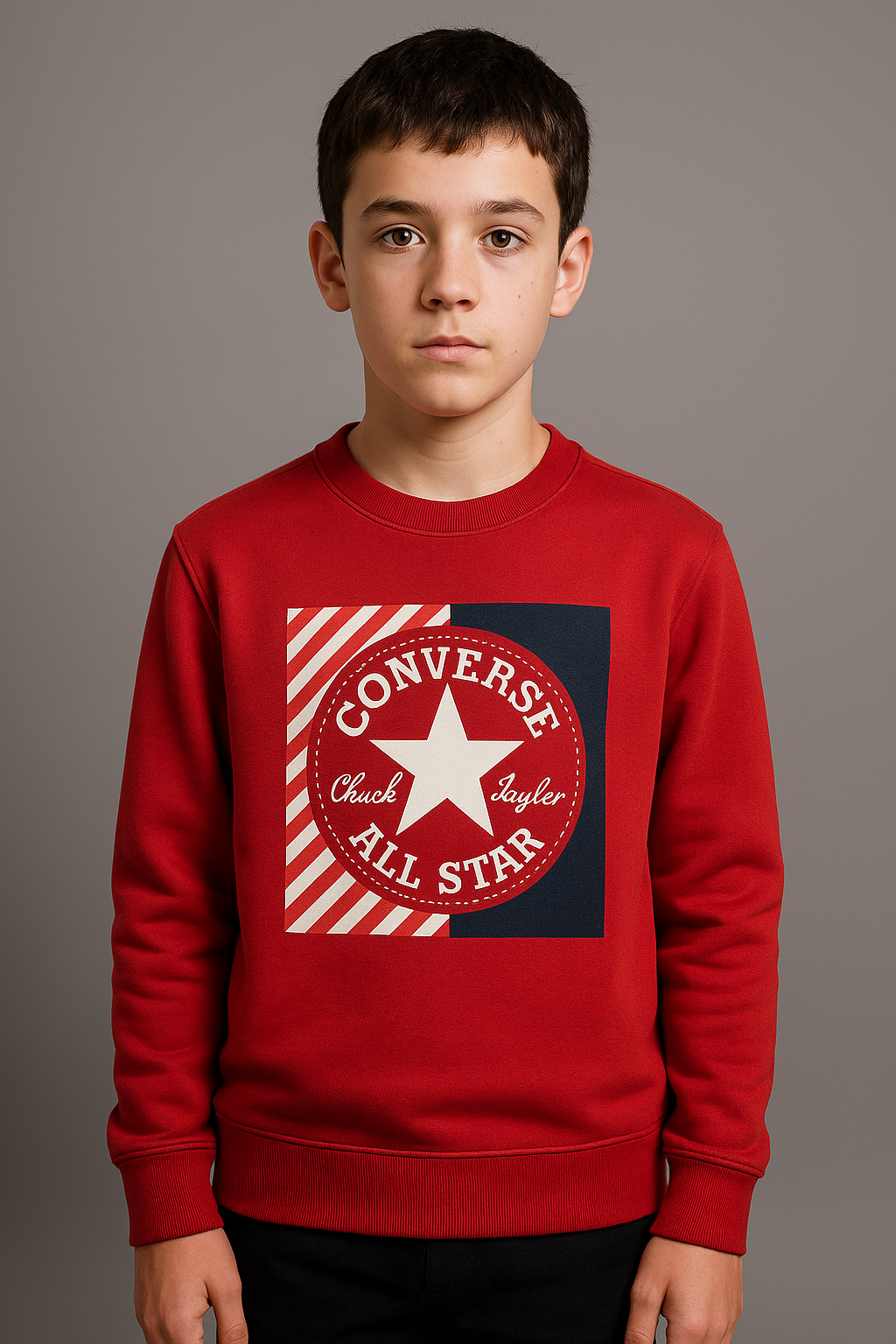 Converse Clothing Bundle - 5 Pack Preloved Boys Hoodies & Sweatshirts