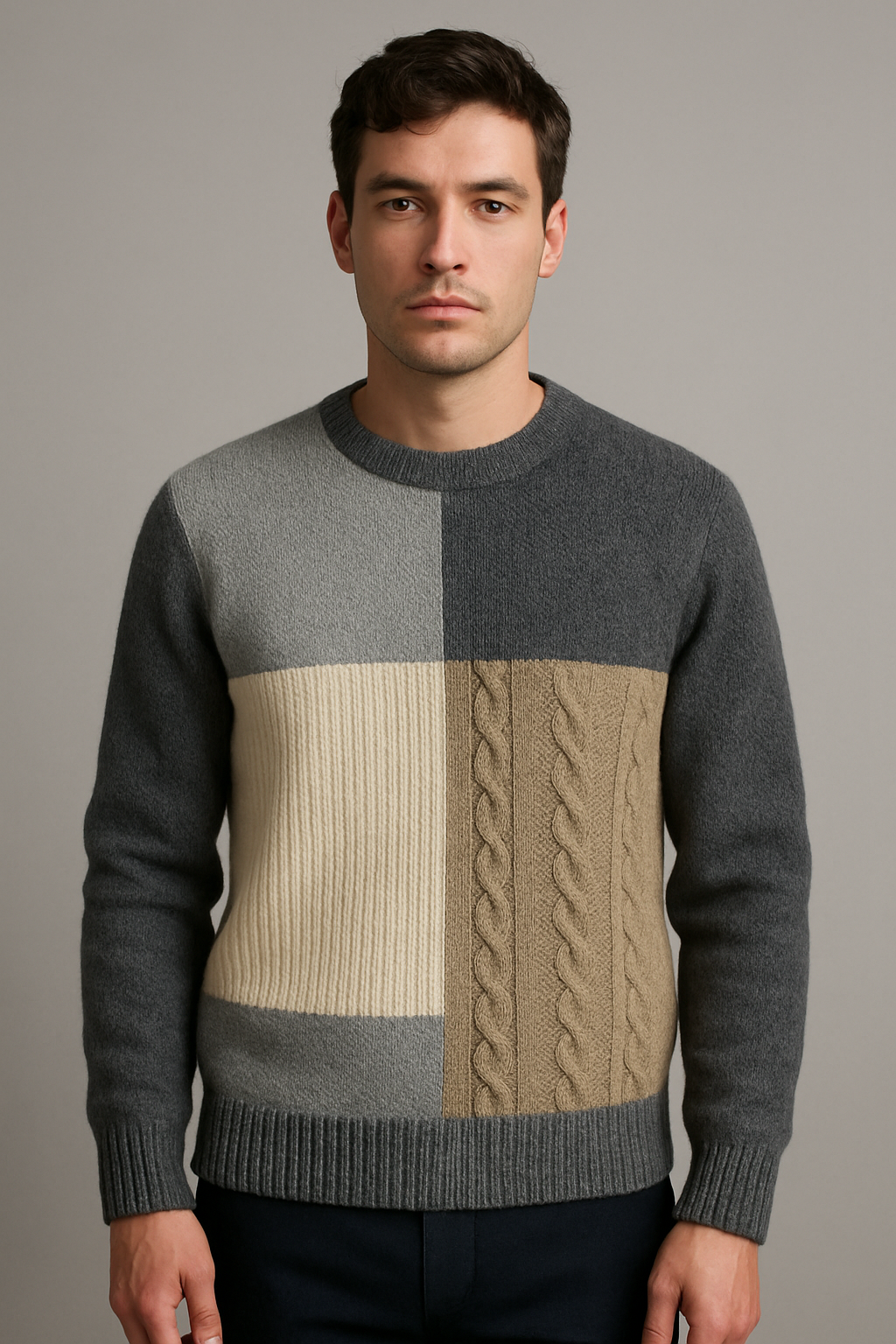 Cotton Traders Clothing Bundle - 5 Pack Preloved Mens Jumpers & Cardigans