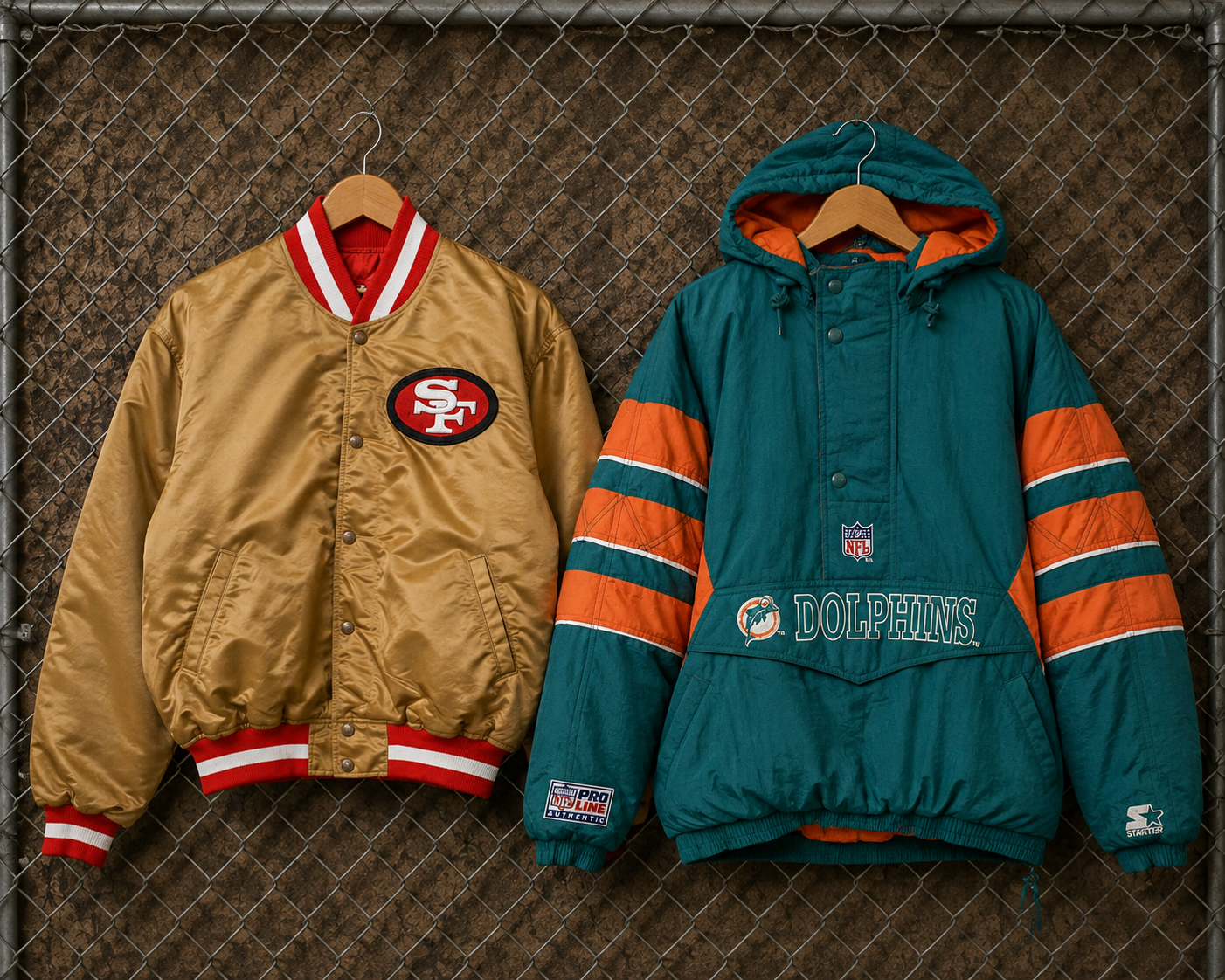 Preloved NFL Starter Pro Heavy Jackets Grade A/B for Resale - 5 Piece