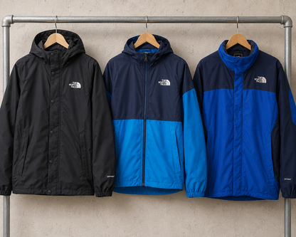 Preloved The North Face Nylon Jackets Grade A/B for Resale - 5 Piece