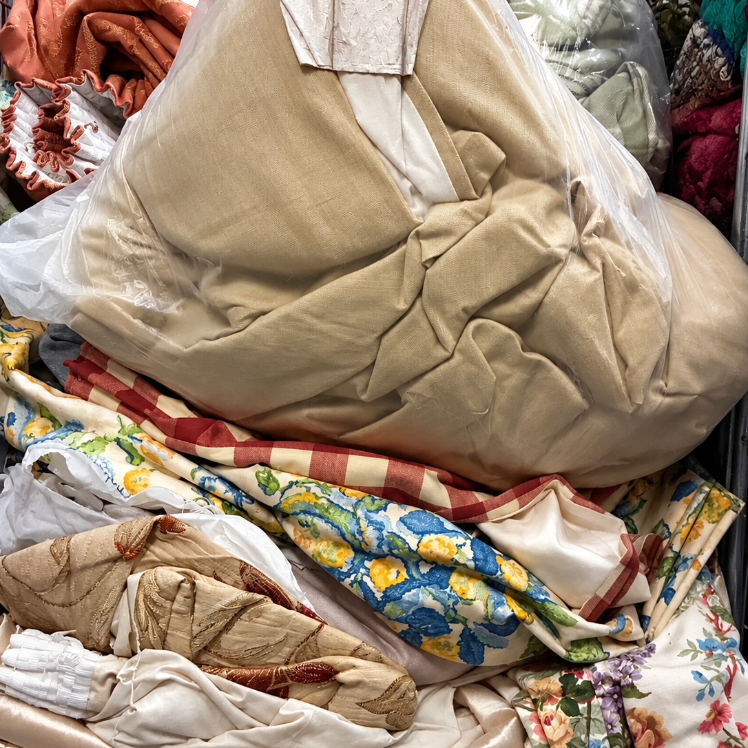 Mixed Preloved Fabric for Craft Upcycling - 5 Pack for Resellers